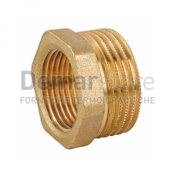 Riduzione in Ottone Giallo MF 1/2" x 3/8" Riduzione in Ottone Giallo MF 1/2" x 3/8"