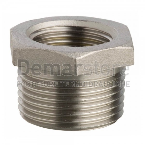 Riduzione in Acciaio Inox AISI 316 MF 3/8"x1/4" Riduzione in Acciaio Inox AISI 316 MF 3/8"x1/4"
