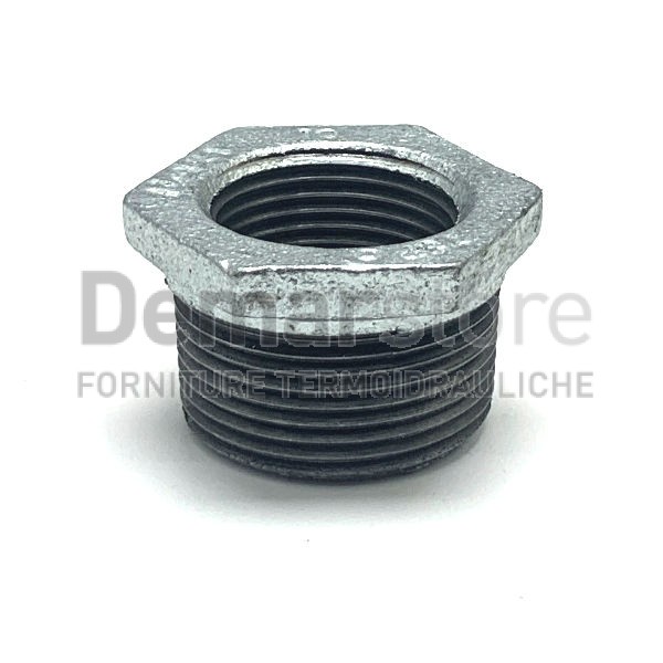 Riduzione Zincata MF 1"x3/4" Riduzione Zincata MF 1"x3/4"