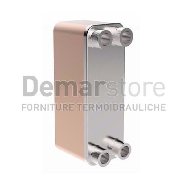 Scambiatore di Calore | a 40 Piastre Saldobrasato | 4x3/4" M Scambiatore di Calore | a 40 Piastre Saldobrasato | 4x3/4" M