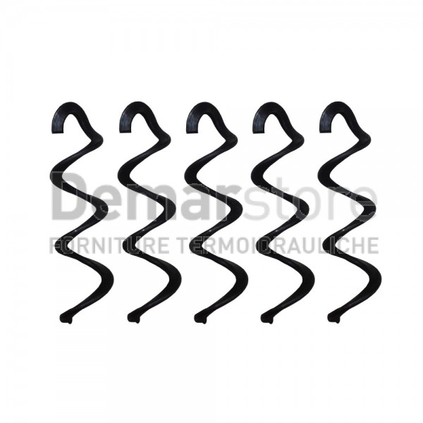 Set 5 Turbolatori Corti Clam per Stufe IDRO | 05010838
