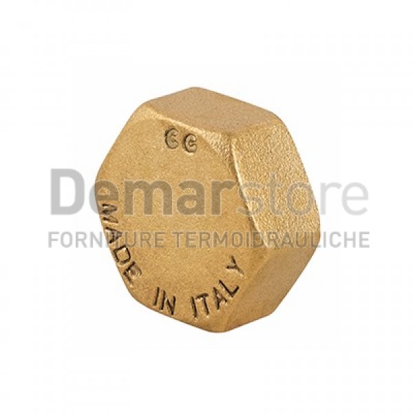 Tappo in Ottone Giallo Femmina 1/2" Tappo in Ottone Giallo Femmina 1/2"
