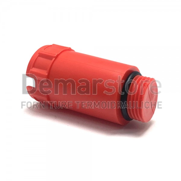 Tappo Prova Impianto Diam. 1/2" ROSSO Tappo Prova Impianto Diam. 1/2" ROSSO