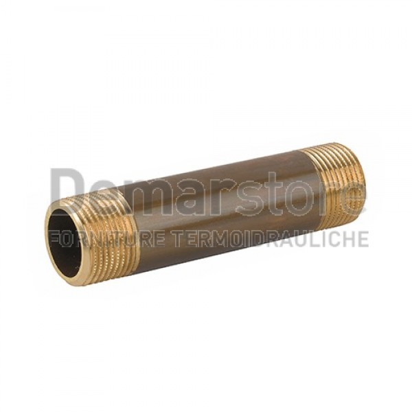Tronchetto in Ottone Giallo Maschio 1" x 50 mm Tronchetto in Ottone Giallo Maschio 1" x 50 mm