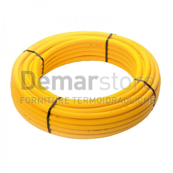 Tubo Multistrato GAS con Guaina Gialla Diam.16x2 Rotolo mt.50 Tubo Multistrato GAS con Guaina Gialla Diam.16x2 Rotolo mt.50