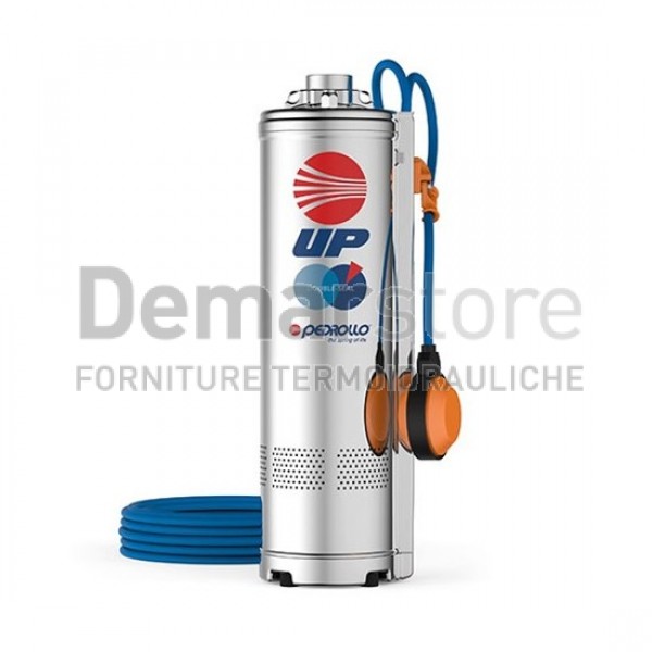 Elettropompa Sommersa Pedrollo | Monofase | UPm 2/6-GE | mt. 94 | l/min. 80 | Cavo mt.10 | Hp 2