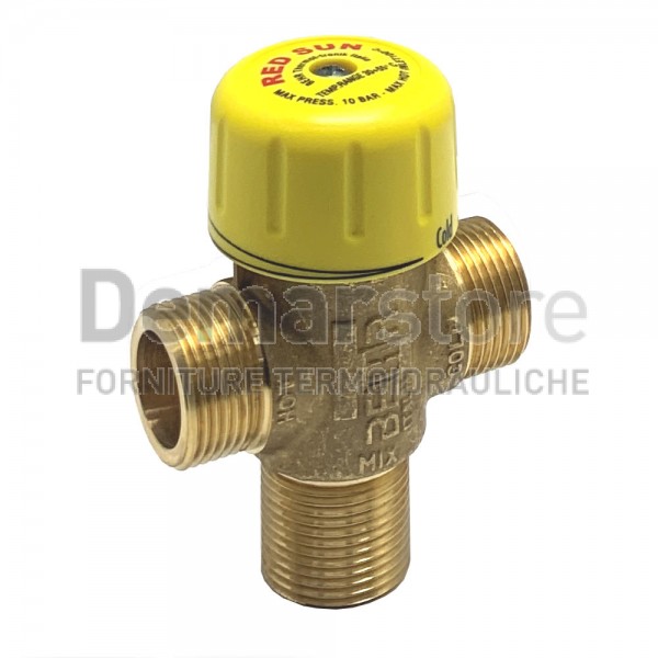 Miscelatore Termostatico BEHR Serie Red Sun Maschio 1" Miscelatore Termostatico BEHR Serie Red Sun Maschio 1"