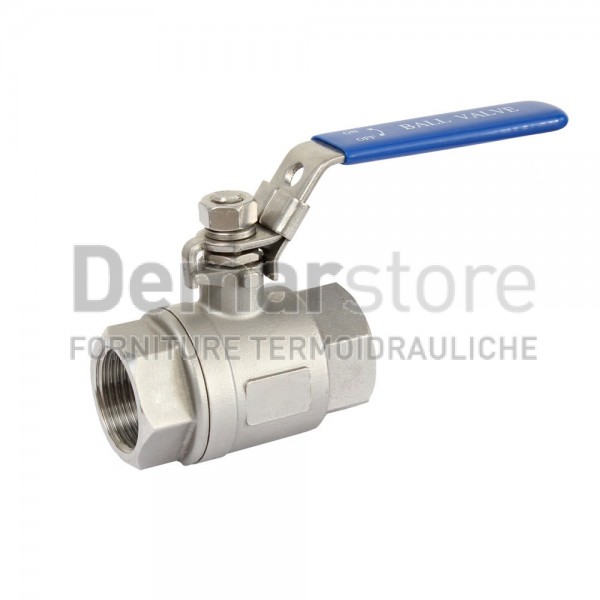 Valvola a Sfera in Acciaio Inox AISI 316 FF 1"