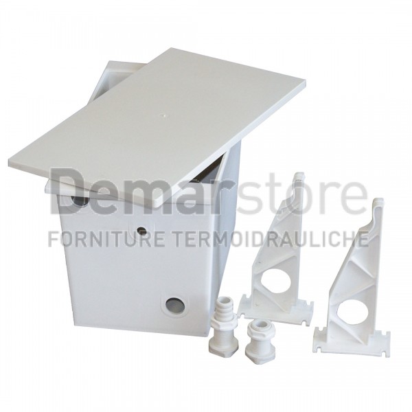Vaso di Espansione per Termocamini | Lt.30 | PVC | Bianco Vaso di Espansione per Termocamini | Lt.30 | PVC | Bianco