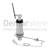 Batteria di Scarico per Cassetta Alta in Ceramica | OLI | in Plastica  con Catenella | 500852