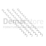 Set 4 Molle Raschiatubi Lunghe Thermorossi per Stufe a Pellet | 70016195-4