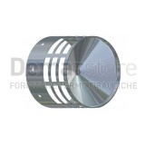 Terminale Inox con Griglia Antintrusione Diam. 80
