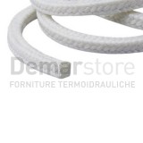 Treccia in Fibra di Vetro "Bianca" Quadra THERMALTEX 18x18 mm "al Metro"