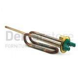 Resistenza Scaldabagno Curva Faston Corti con porta Anodo M6 | W.1200