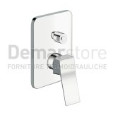 Miscelatore FEV | Serie RUBINO | Doccia Incasso con Deviatore | Cromo | Square | RU7709/6N-CR