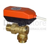 Valvola Motorizzata De Pala | FAST | 2 Vie | a Squadra C/Bocchettoni | 2 Fili + AUX | MF 1" | R2B1SFB