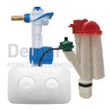 Kit Batteria Doppio Scarico PROHYDRO Completa di Placca e Galleggiante Fluidmaster 747