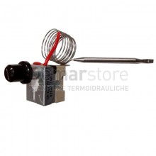 Termostato Capillare a Riarmo per Stufe e Caldaie a Pellet | 05010032