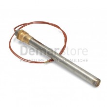 Resistenza Candeletta Stufe a Pellet | M.3/8" | Ø 9.9 | L.140mm | W.350 | Lungh.Tot. 150mm
