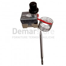 Termostato Capillare a Riarmo per Stufe e Caldaie a Pellet