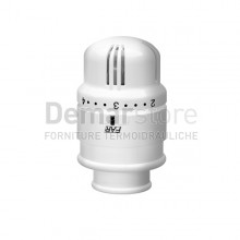 Testa Termostatica FAR con Sensore a Liquido 1828 Bianca