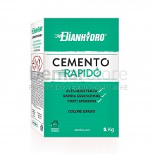 Cemento Rapido ad Alta Resistenza Grigio | Confezione 1 kg