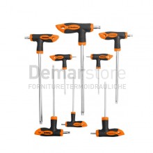 WOKIN | 209008 | Chiavi Torx Tamper a "T" Pz.8