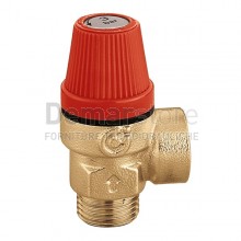  Valvola di Sicurezza CALEFFI Attacco Maschio 1/2" | 3 Bar