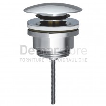 Piletta Click Clack Tonda Universale | Attacco 1"1/4 | Cromata Lucida