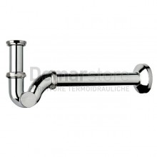 Sifone a "S" Senza Piletta 1"1/4 Cromo