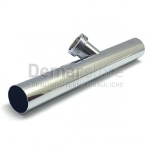 Canotto Diritto con Attacco Lavatrice Cromato D.32x300mm