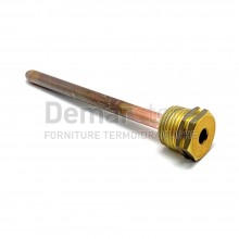 Pozzetto in Rame per 1 Sonda Attacco 1/2" M