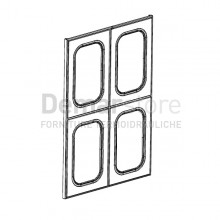 Ceramica Laterale Quadri Thermorossi per H2O - Ecotherm 7000 Rosso | 60011802