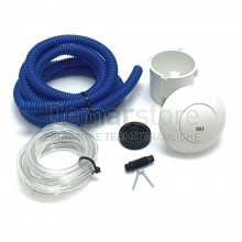  Pulsante Pneumatico da Incasso OLI Completo | Bianco | 605001