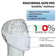 Mascherina SAFE-PRO Lavabile Multiuso