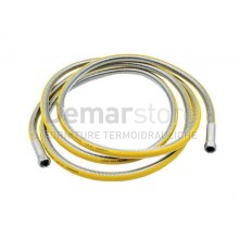 Flessibile GAS Cucina Acciaio Inox 1/2" FF cm.300