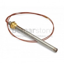 Resistenza Candeletta Stufe a Pellet | M.3/8" | Ø 9.5 | L.140mm | W.350 | Lungh.Tot. 150mm