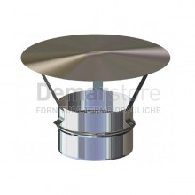 Cappello Cinese Acciaio Inox 304 Mono Parete Diam.  300