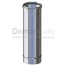 Tubo Acciaio Inox 304 Mono Parete cm. 50 Diam.  150