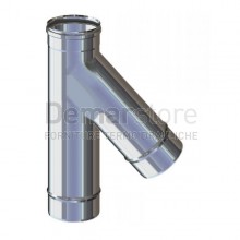 Braga Acciaio Inox 304 Mono Parete FMM 135° Diam. 130