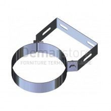 Fascetta Murale Acciaio Inox 304 Diam. 200