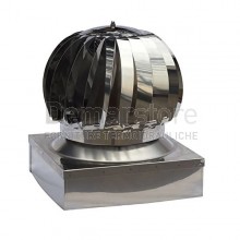 Cappello Tirafumi Acciaio Inox 304 Mono Parete Base Quadra 320x320