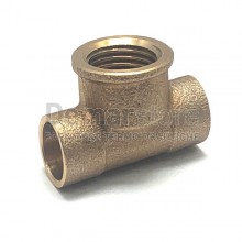 Tee Bronzo a Saldare Femmina 12 x 1/2"