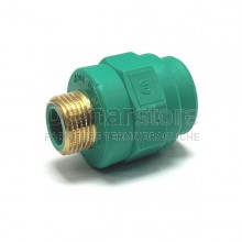 Raccordo in PPR Diritto Maschio Diam. 25x1/2"