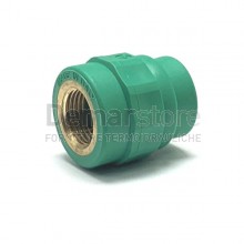 Raccordo in PPR Diritto Femmina Diam. 25x1/2"