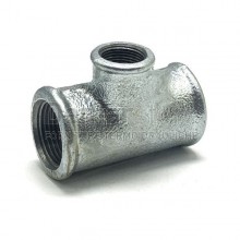 Tee Zincata Ridotta Femmina 1"x1/2"x1"