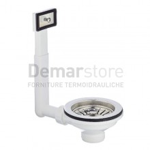 Piletta Lavello Basket Con Troppo Pieno Rettangolare Diam. 1"1/2
