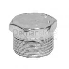 Tappo Acciaio Zincato Maschio 1/2"