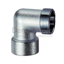 Raccordo FAR Cromato M 24x19 | Gomito Femmina 1/2" | 5310 12