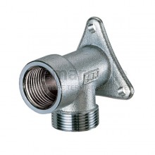 Raccordo FAR Cromato M 24x19 | Gomito Flangiato Femmina 1/2" | 5555 12